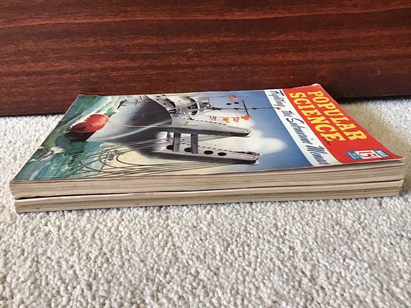 Lot of 2 POPULAR SCIENCE Monthly Magazines March 1942 and February 1946