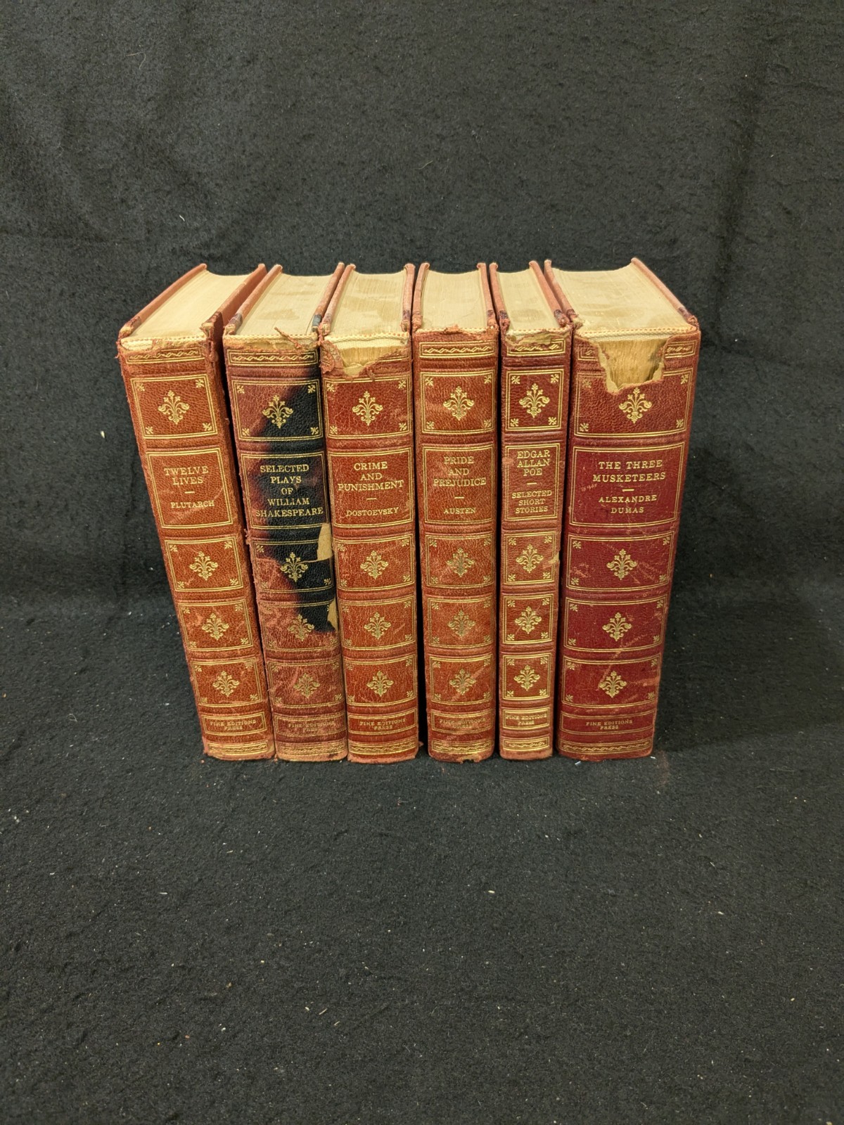 Fine Editions Press Collection Set Of 6 Books Literature Lot