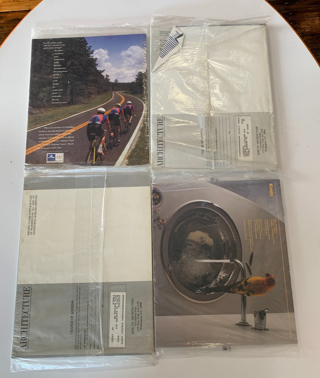 4 sealed issues Architecture Magazines lot AIA 87 88 93 Architectural Record 99