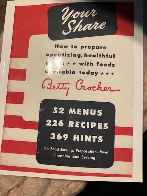 Betty Crocker Recipe Book