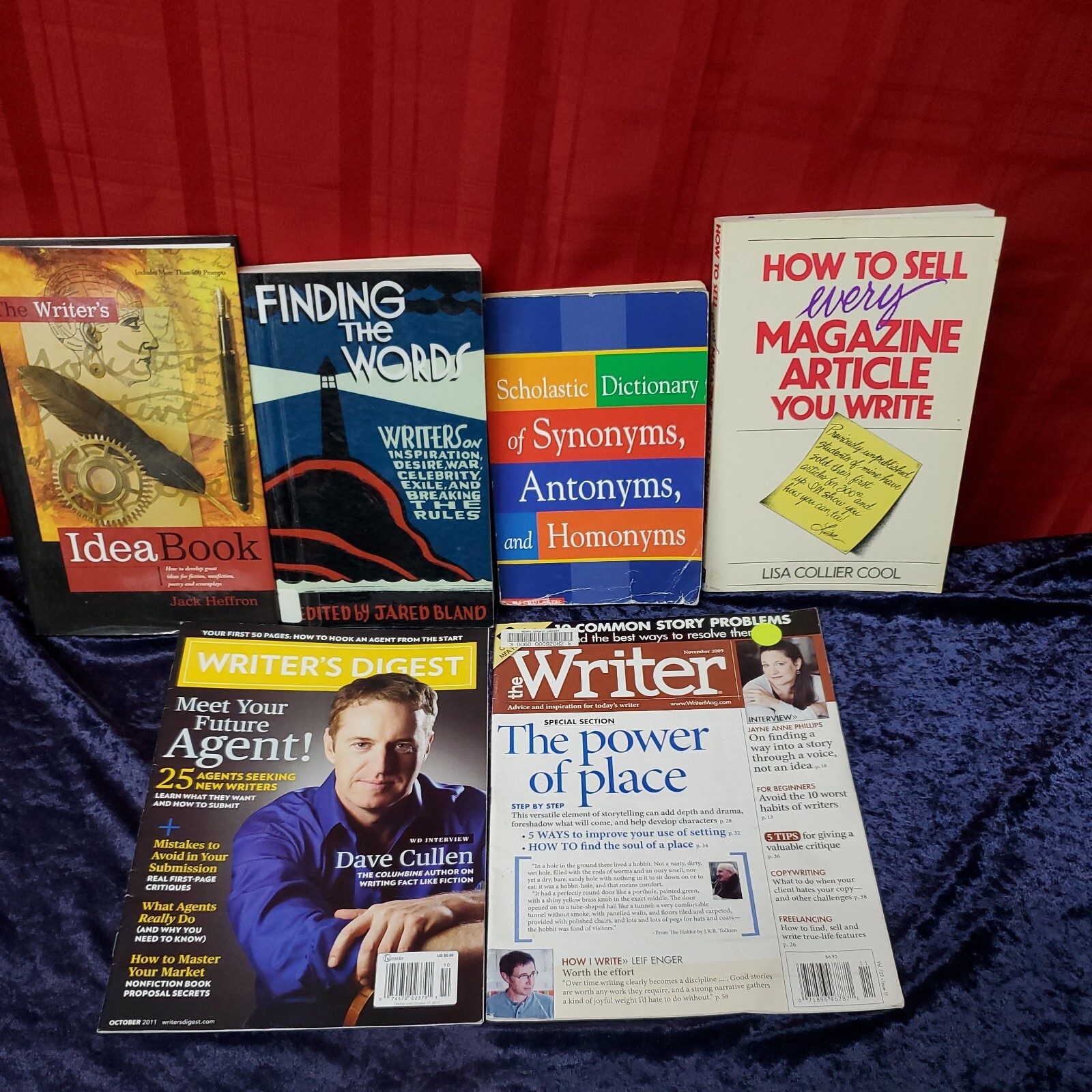 Writers Bundle Wordsmith, 2 Writer’s Magazines & 4 Books Excellent Gift Package