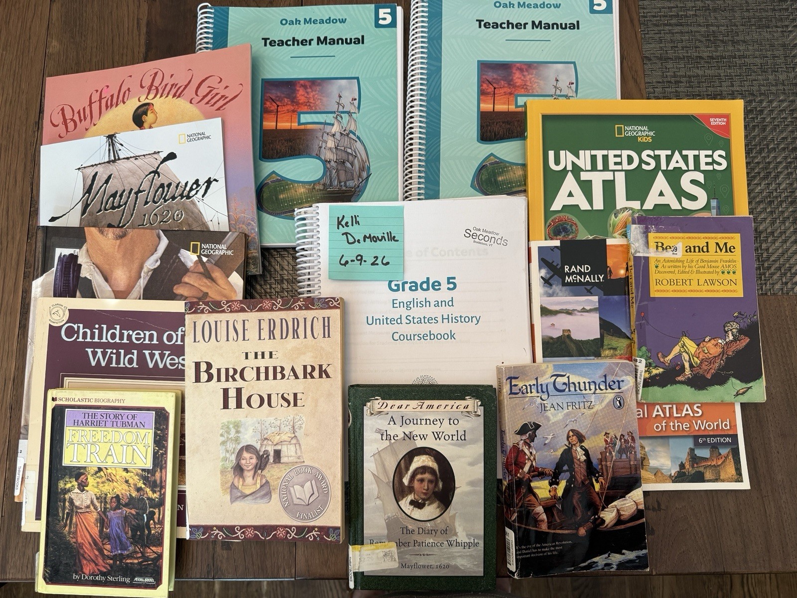 Oak Meadow Grade 5 English & United States History Curriculum (2021 Edition)