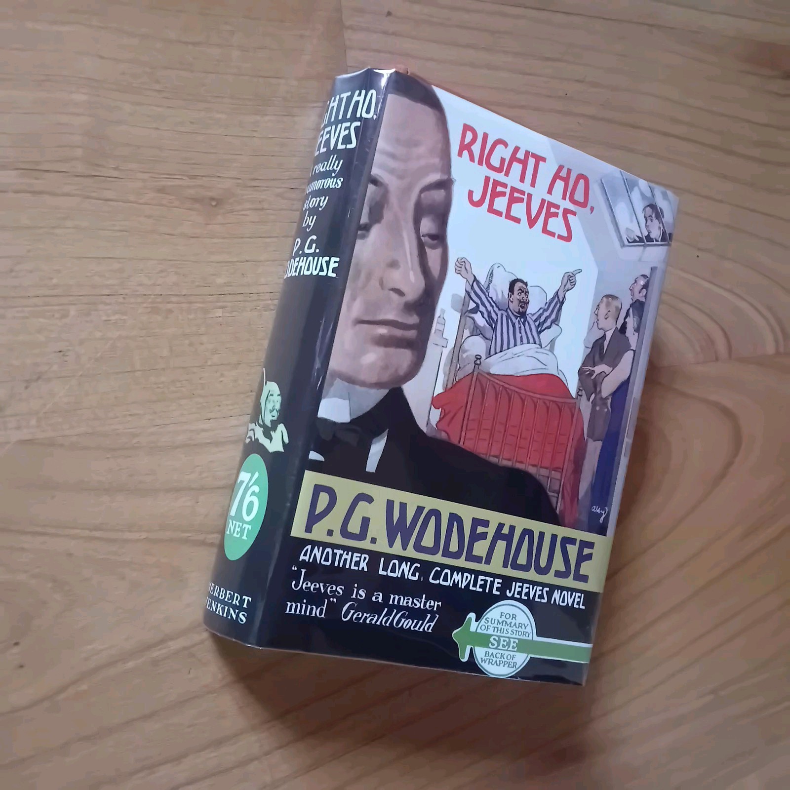 P.G.Wodehouse Right Ho,Jeeves Fifth Print 1940s Facsimile D/W Herbert Jenkins VG