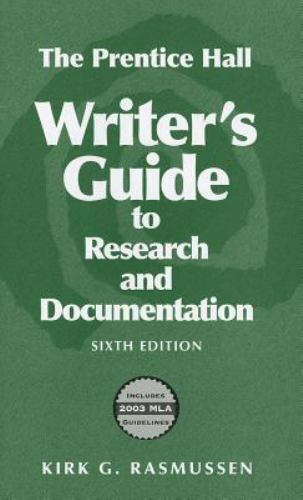 A Writer’s Guide to Research and Documentation by
