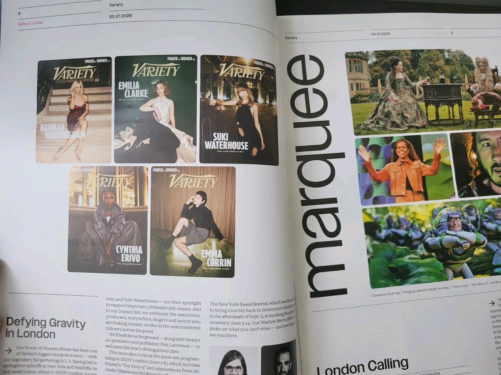 Emma Corrin – Variety Magazine May 27, 2026 + Emilia Clarke Hannah Waddingham