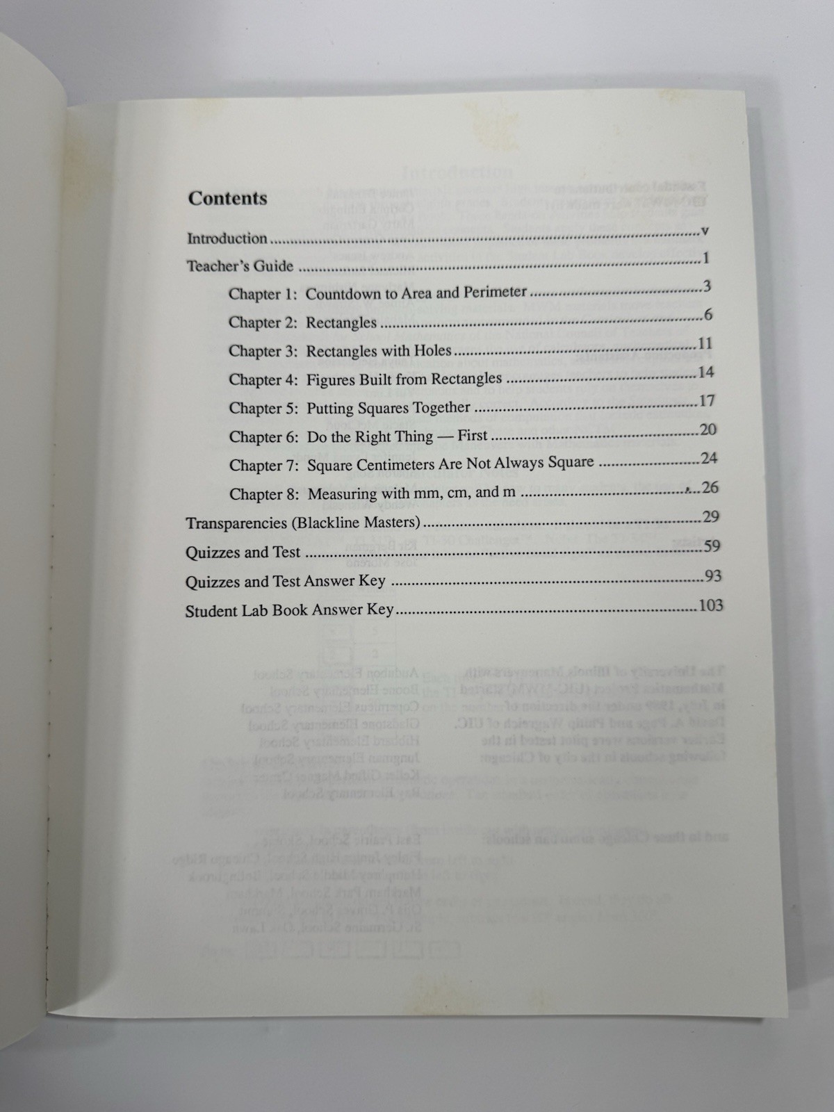 Maneuvers with Rectangles [Teacher Sourcebook]