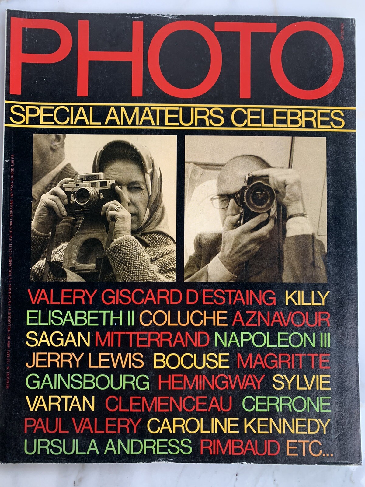FRENCH PHOTO MAGAZINE VINTAGE # 152 MAY 1980 SPECIAL EDITION 178 Pages