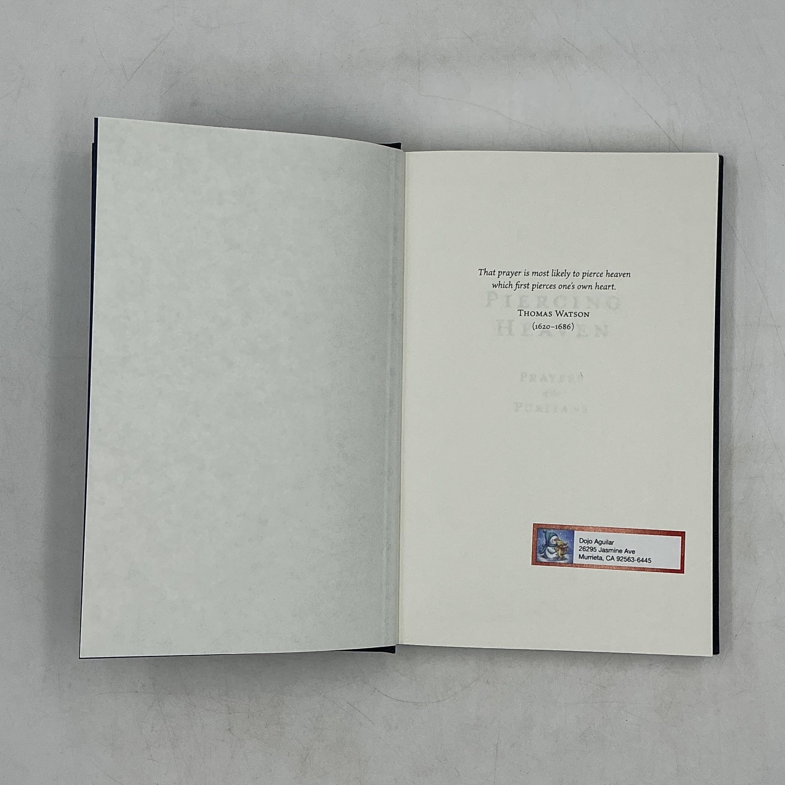 Piercing Heaven Prayers Of The Puritans Robert Elmer 2019 Blue HC Lexham Press