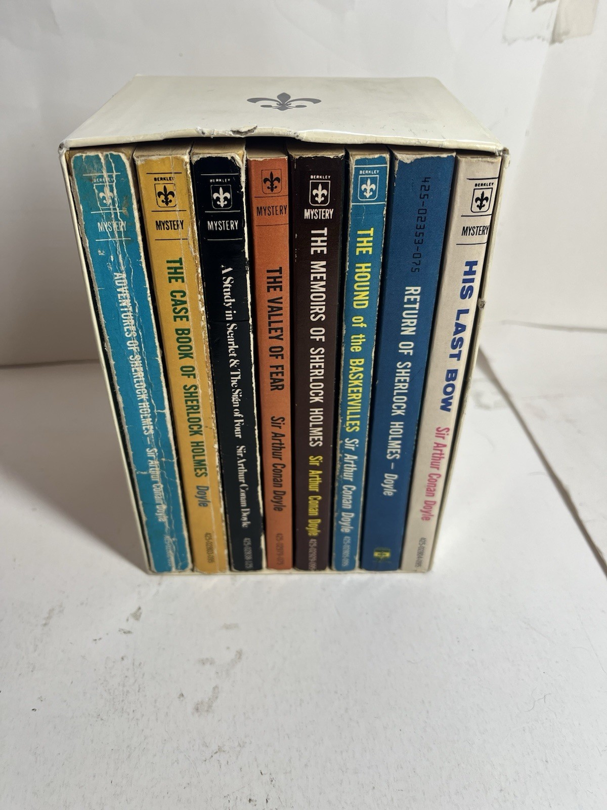 Vintage Sherlock Holmes Complete PB Book Set Sir Arthur Conan Doyle 8 Books