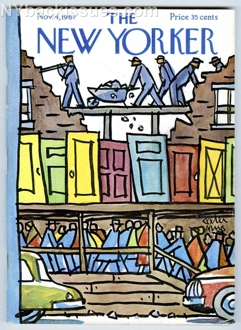 New Yorker magazine November 4 1967 Twiggy Roger Angell Theodore Weesner