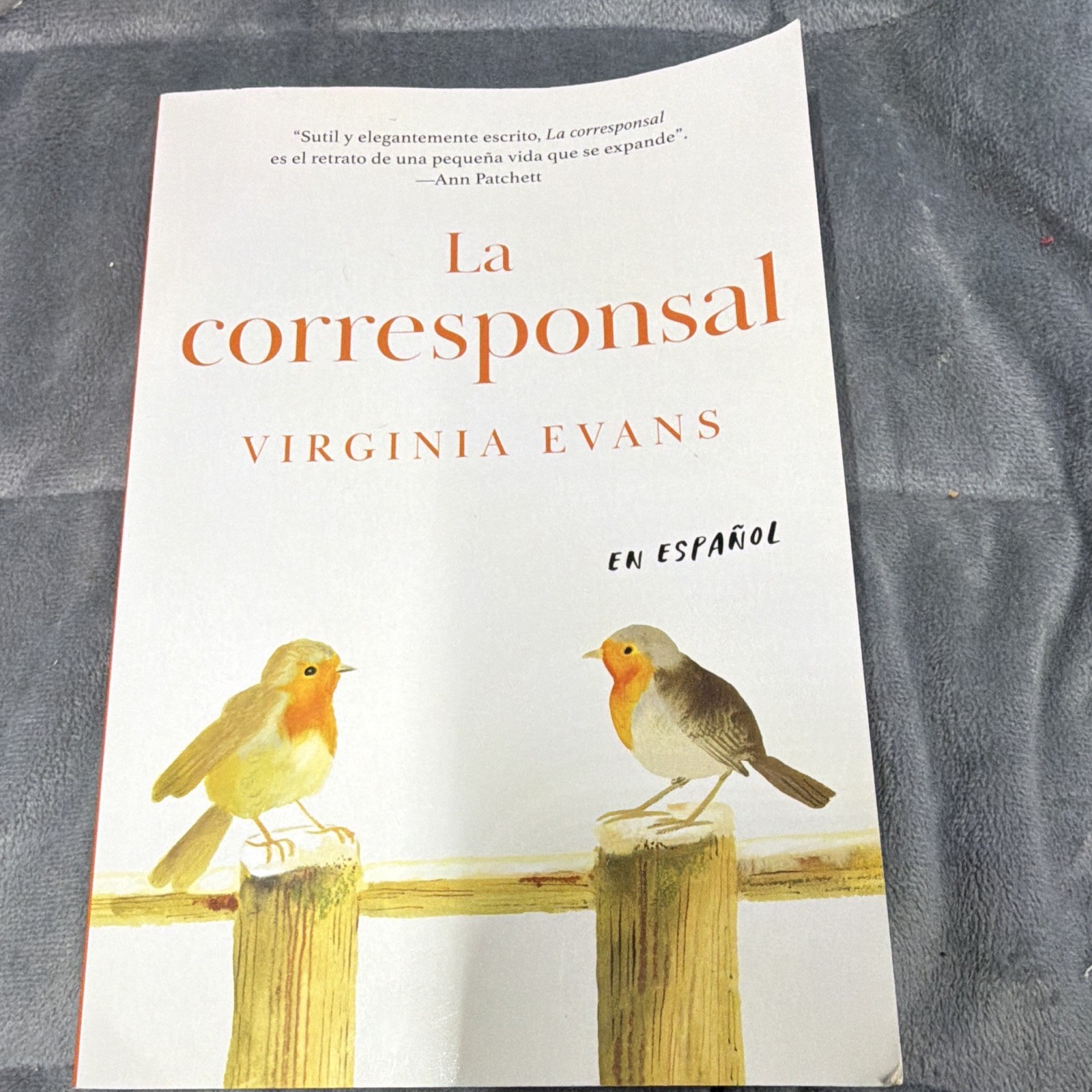 Vintage Español La corresponsal Virginia Evans Spanish Paperback 2025 1st Ed