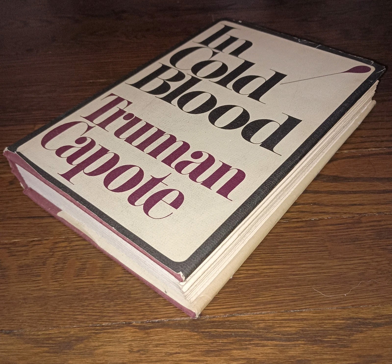 In Cold Blood Truman Capote 1965 First Edition Hardcover Book Of The Month Club