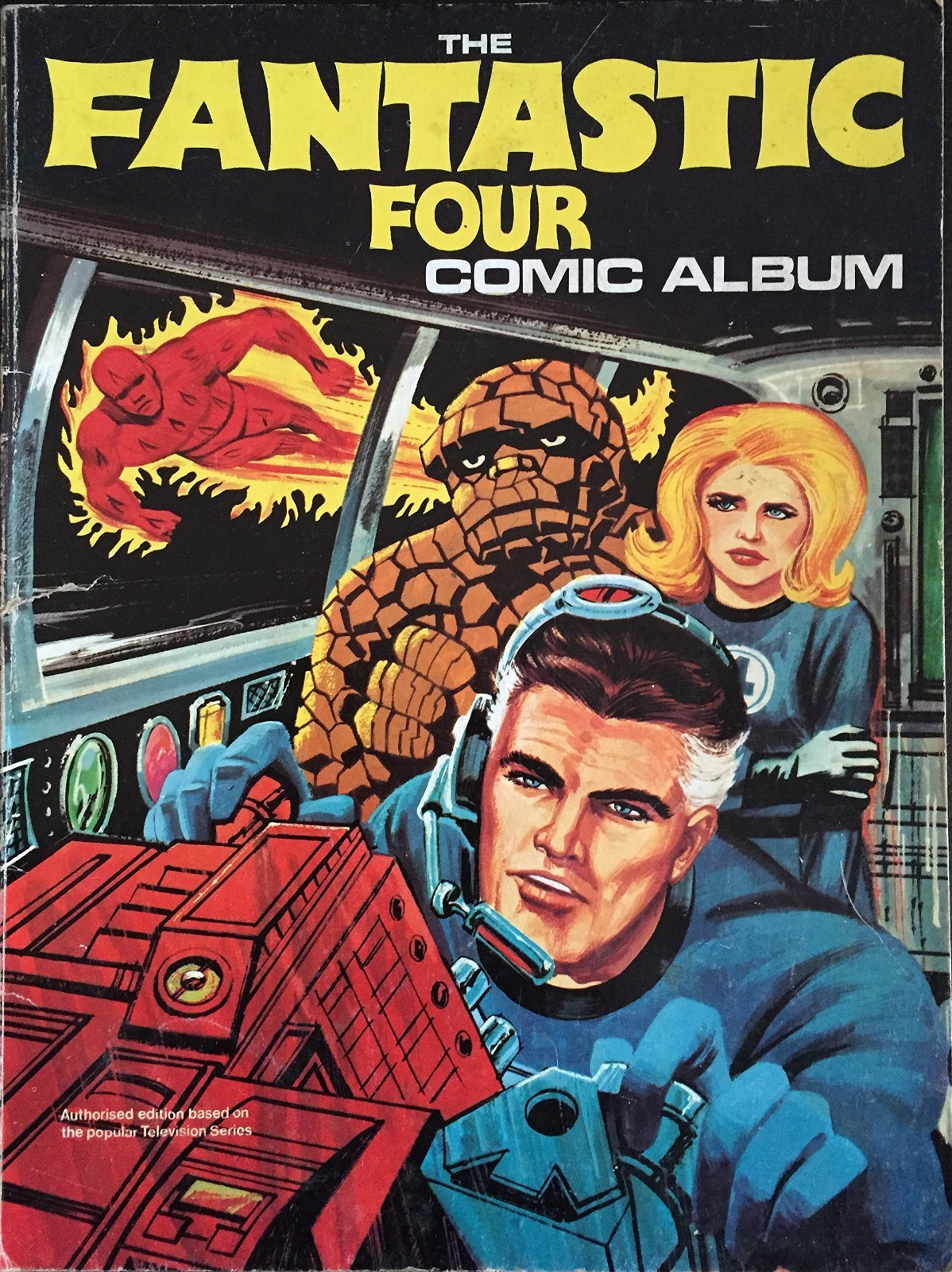 Vintage Marvel 1970 The Fantastic Four Comic Book Album Paperback Book