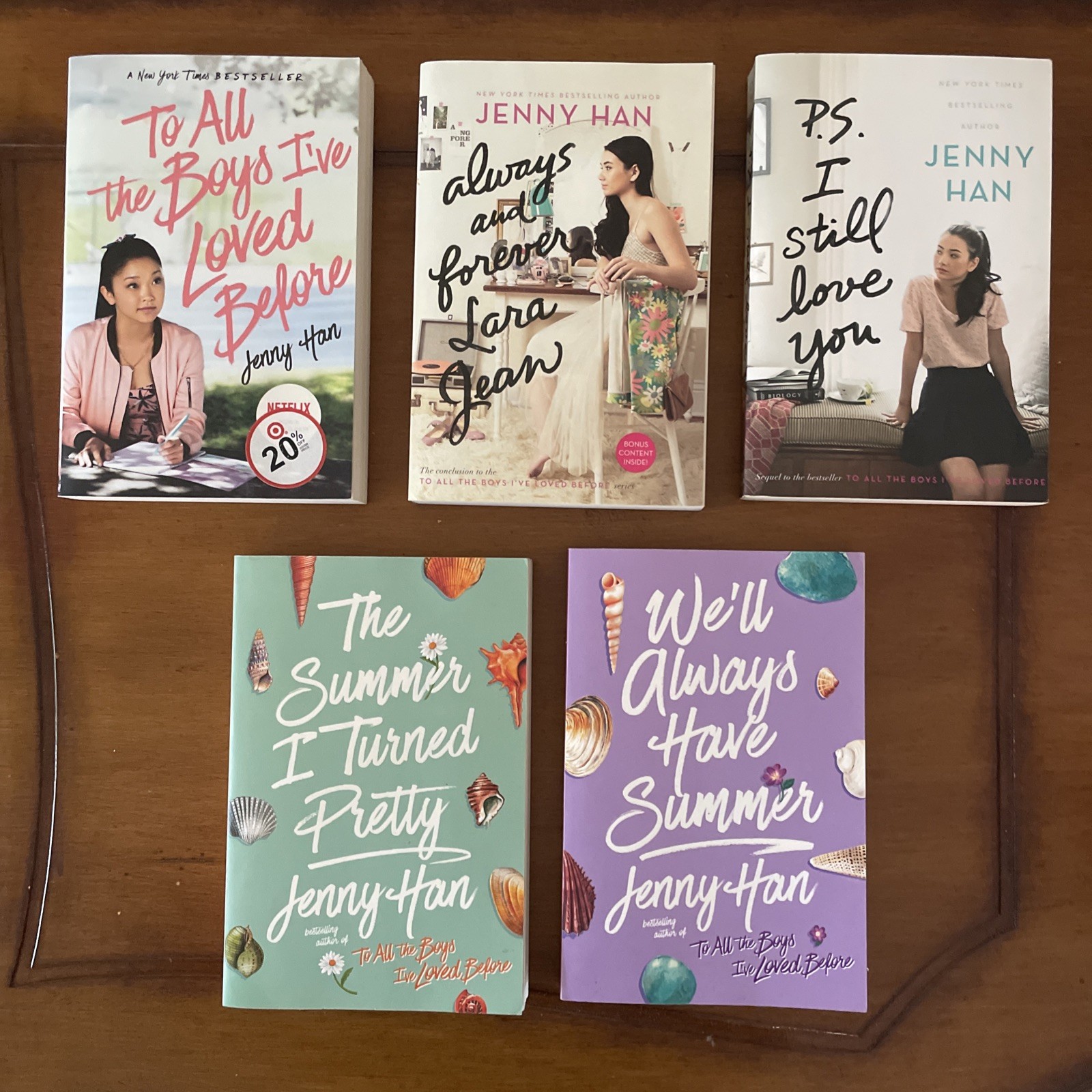 Lot of 5 Jenny Han To All The Boys I’ve Loved Before Series + Summer I Turned PB