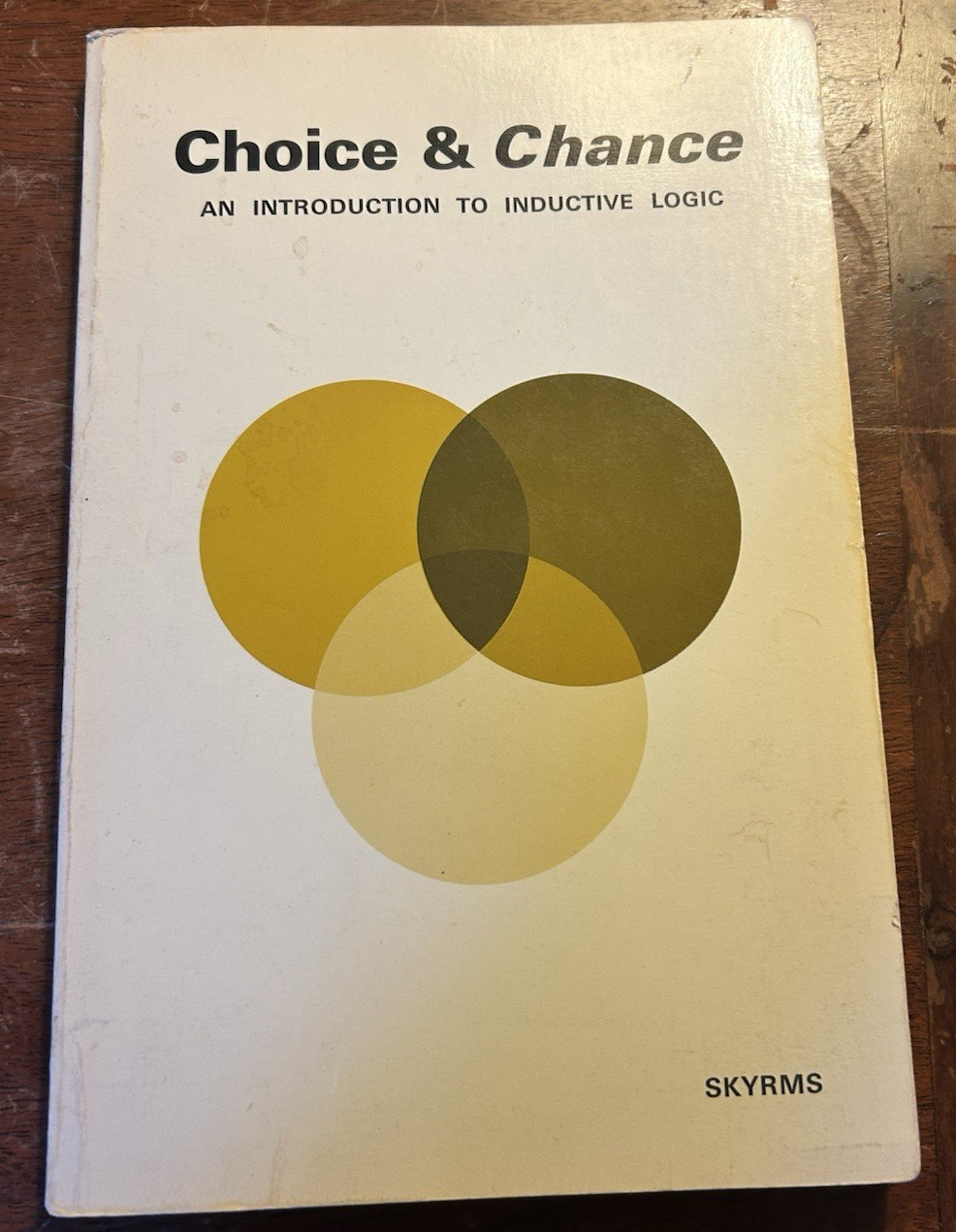 #882 Choise & Chance An Introduction To Inductive Logic By Brian Skyrms