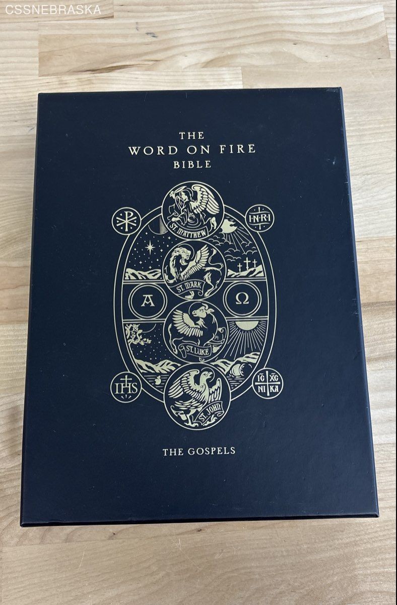 The Word on Fire Volume 1: The Gospels (2020) Lather Bound/Case GREAT CONDITION