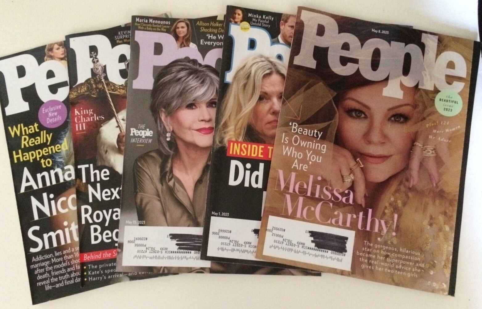 PEOPLE Magazine~NEW~$2 Each~March~April~May~June~July~Aug~Sept~Nov 2023