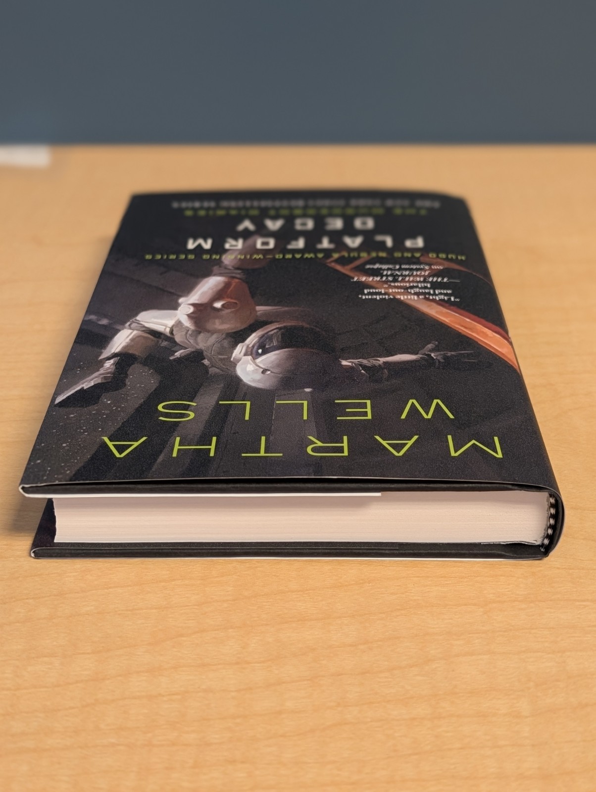 🤖PLATFORM DECAY Martha Wells Signed First Edition Tor Hardcover Murderbot #8