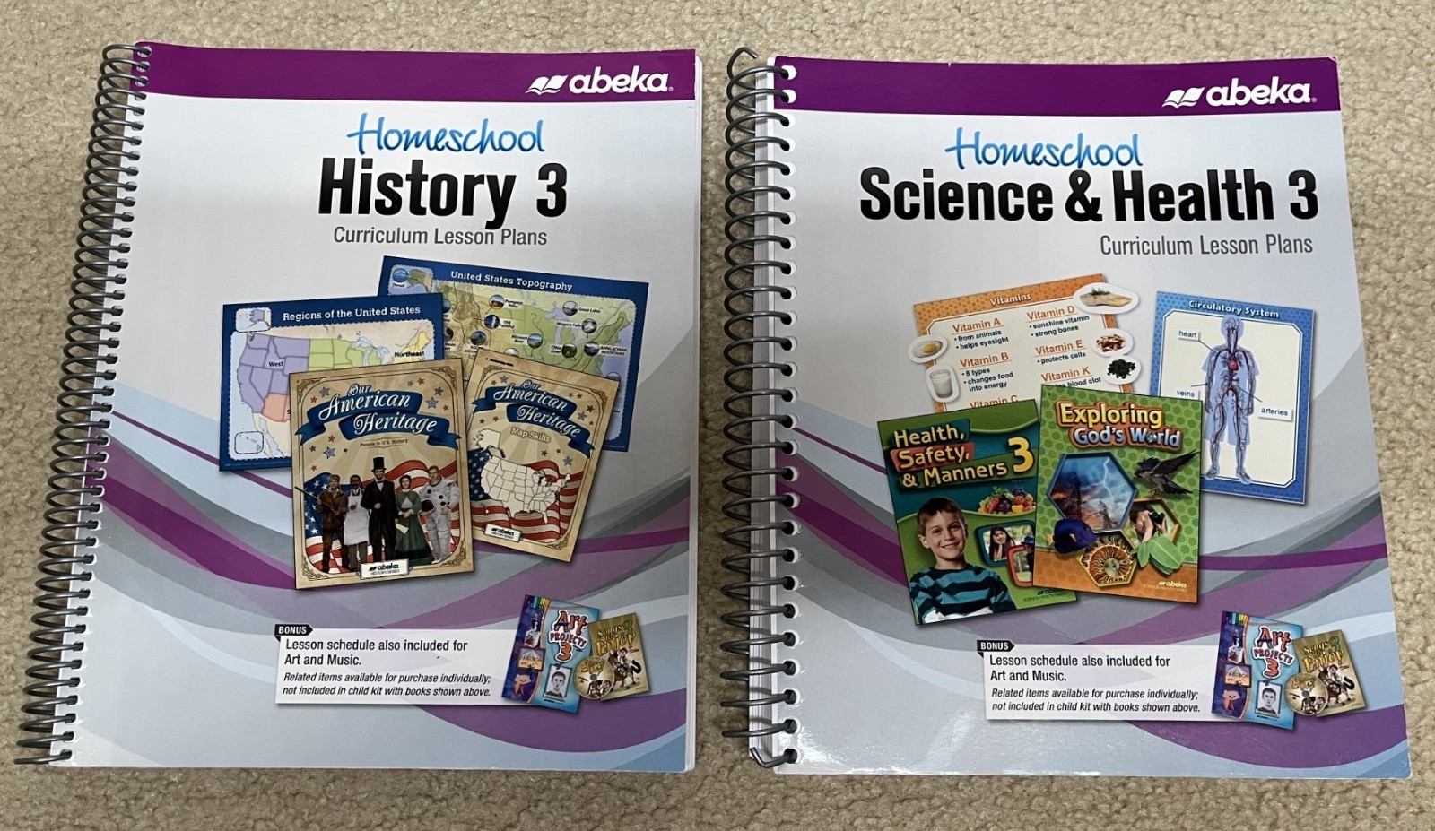 ABEKA 3rd grade Parent Kit books and Student books / Readers LOT