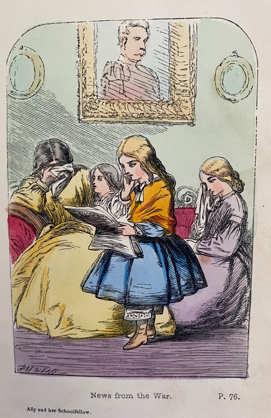 ALLY SCHOOL FELLOW 1866 HB Betham-Edwards VICTORIAN CHILDRENS STORY Color Plates