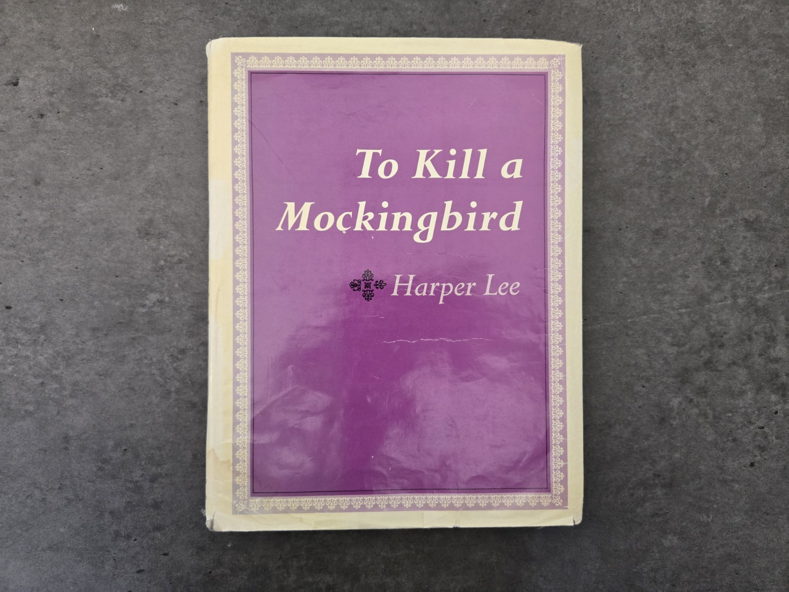 Harper Lee TO KILL A MOCKINGBIRD Large Type Hardcover 1960 Vintage Book
