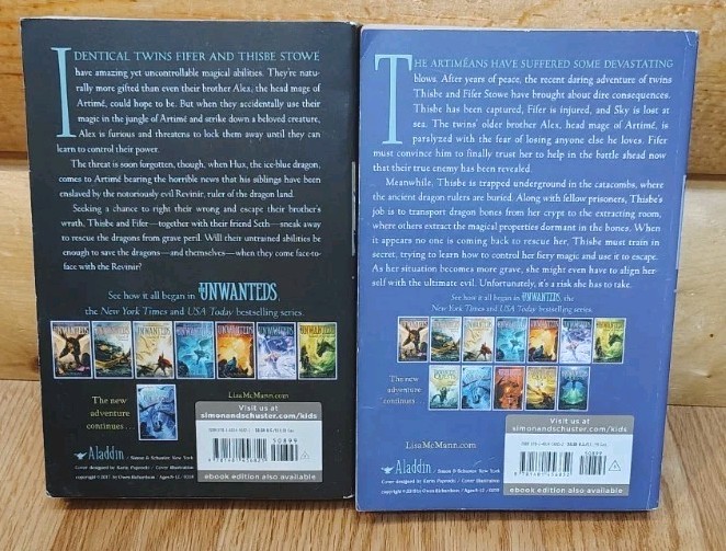 THE UNWANTEDS AND THE UNWANTEDS QUESTS COMPLETE SERIES 14 BOOKS MCMANN FANTASY