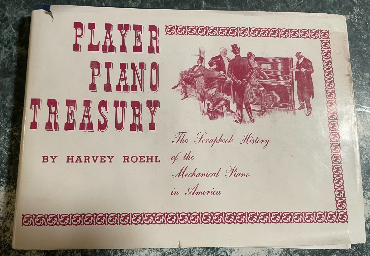 PLAYER PIANO TREASURY Book by Harvey Roehl HBwDJ, 1961, 251 pages, very good