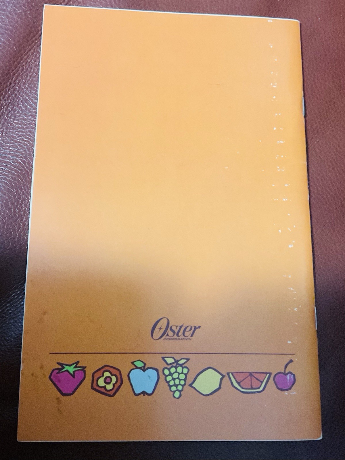 Osterizer Blender : Spin Cookery Cookbook – 1977 – Staple Bound Paperback