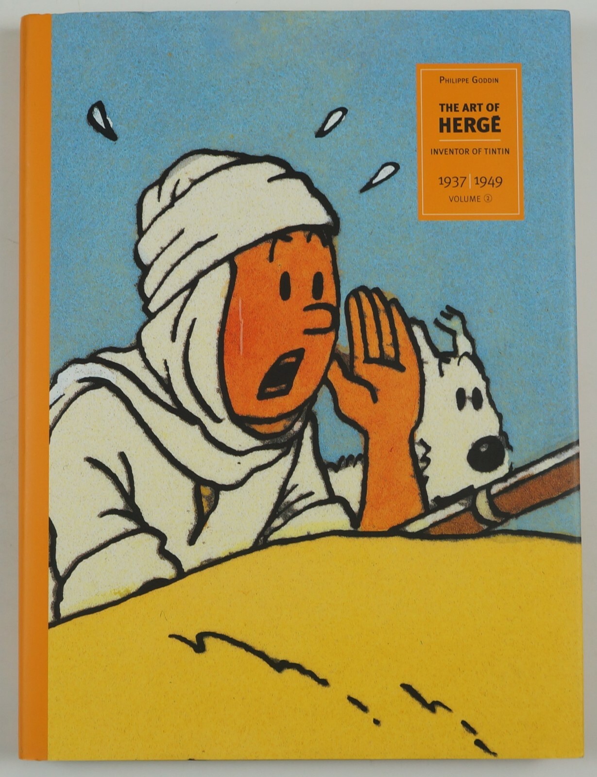 the Art of Herge: Inventor of Tintin Vol. 2 1937-1949 HC DJ – Last Gasp Goddin