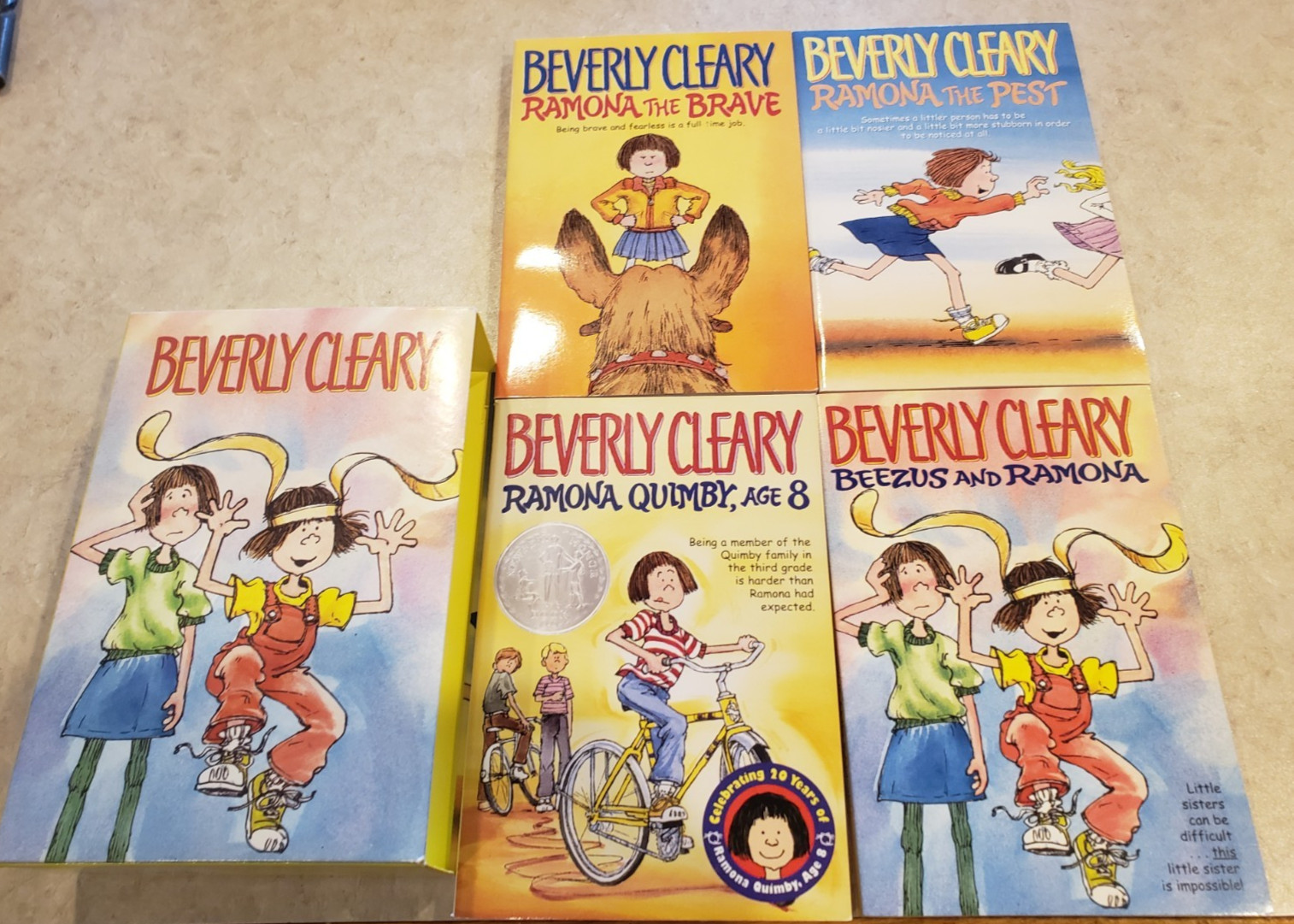 The Ramona Collection Volume 1 Boxed Set w/ 4 Books by Beverly Cleary
