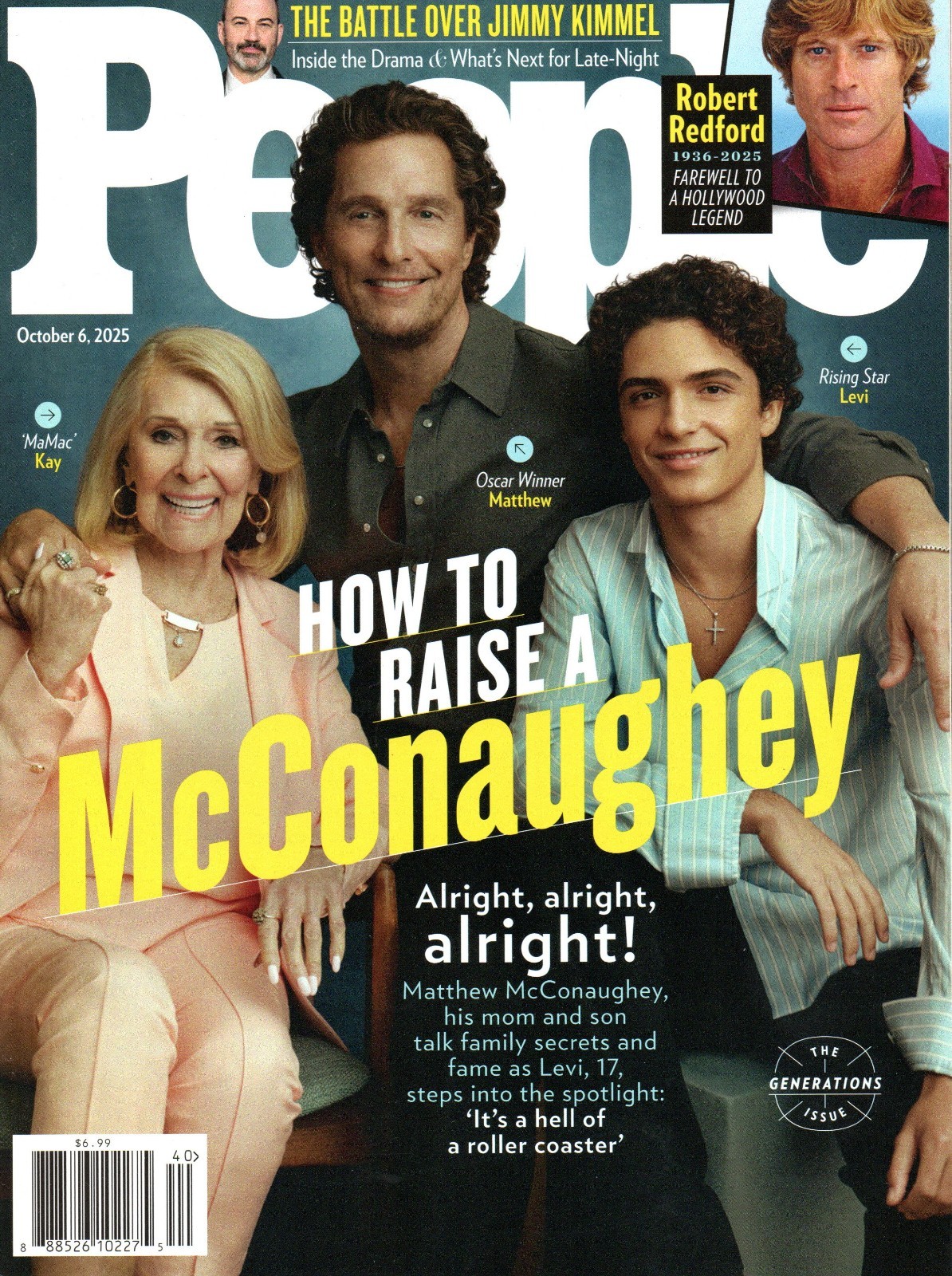 People Magazine October 6 2025 Matthew McConaughey Kandi Burruss Jessica Simpson