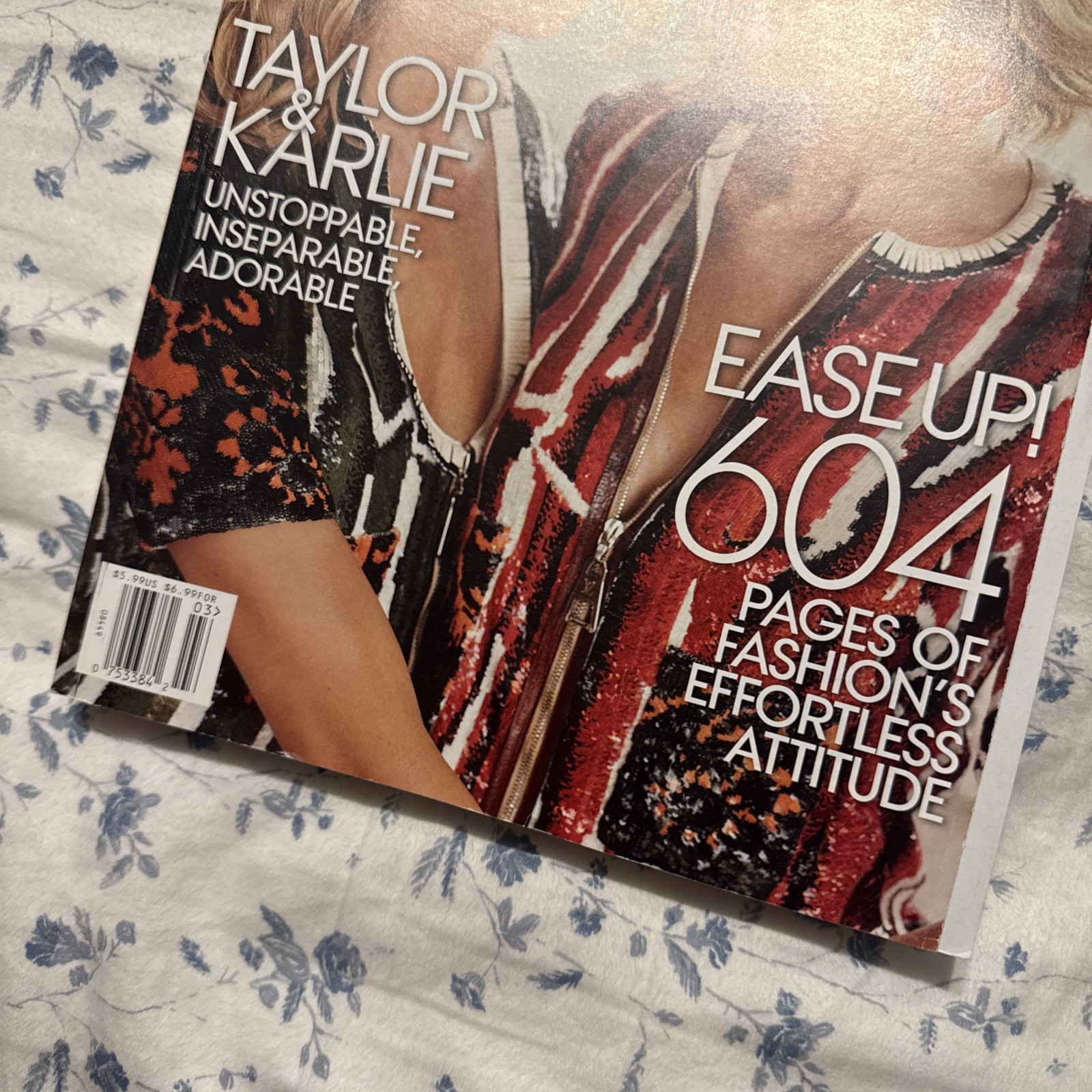 Taylor Swift Collectable Vogue March 2015 Taylor Swift & Karlie Kloss No Label