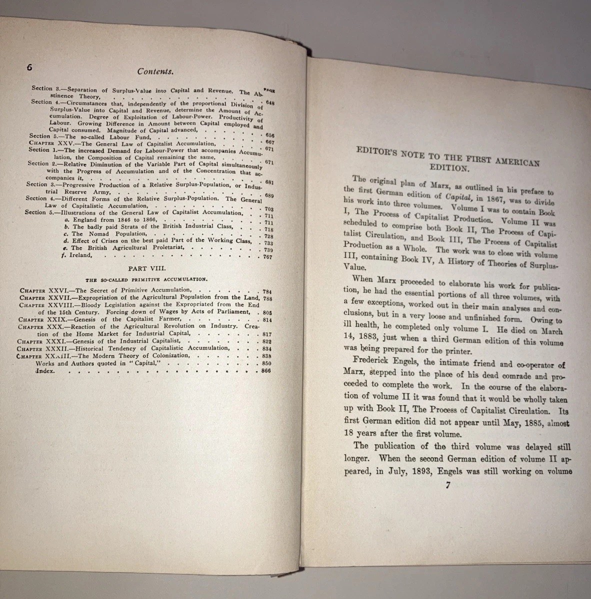 Capital A Critique of Political Economy HC Karl Marx 1932 Charles Kerr Co VNTG