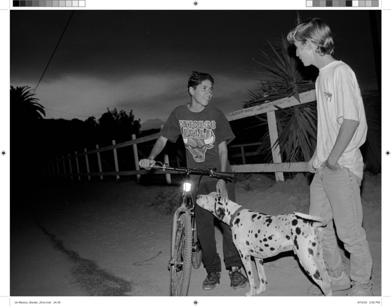 Stephen Shames -US-MEXICAN BORDER Zine – 28 pages – 5.5 x 8.5 inches BLM Zine