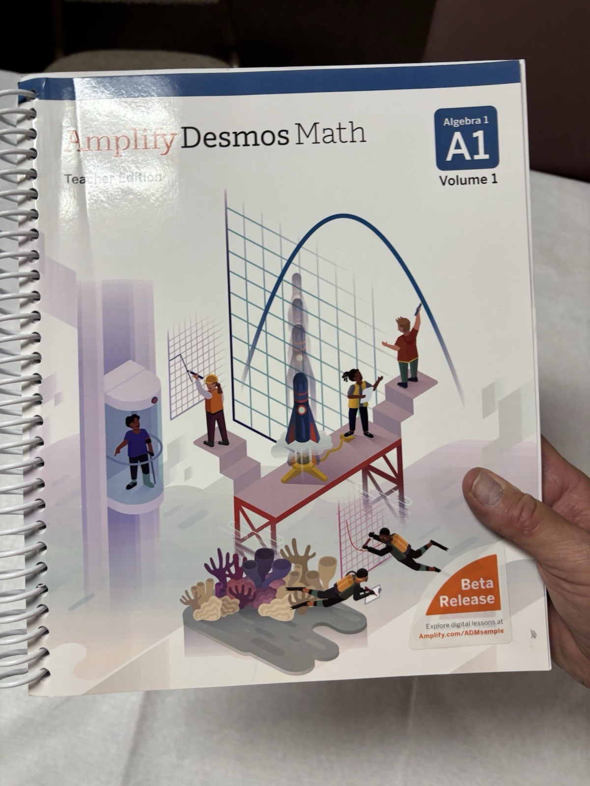 Amplify Desmos Math A1 Teacher Edition Volume 1