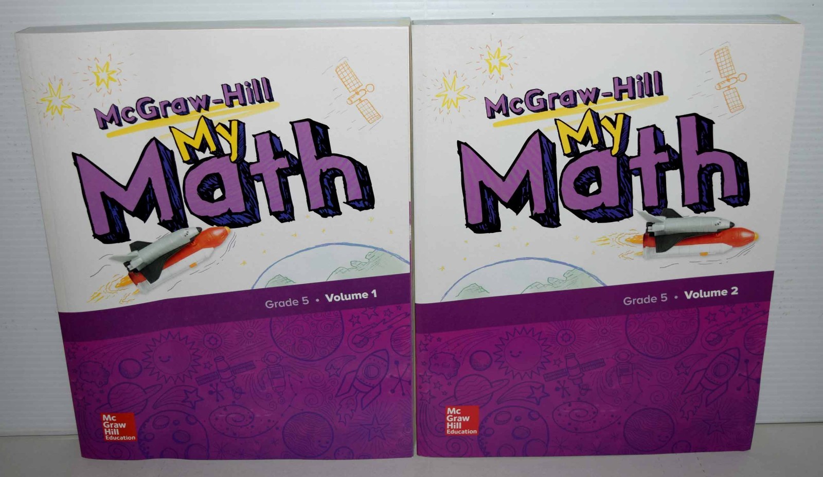 McGraw Hill My Math Grade 5 Vol 1 & 2 Student work text Set 2018 FREE SHIPPING