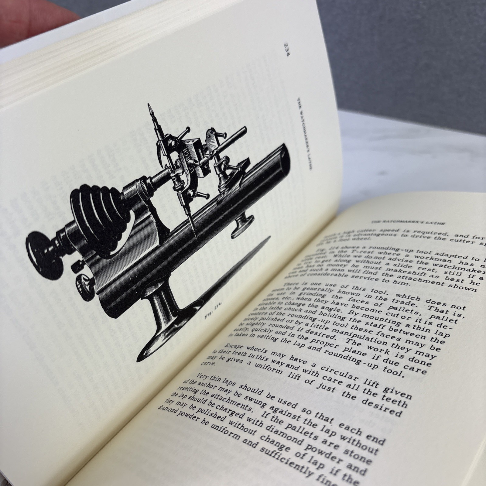 The Watchmakers’ Lathe by Ward Goodrich Watch Repair Book HB 1999