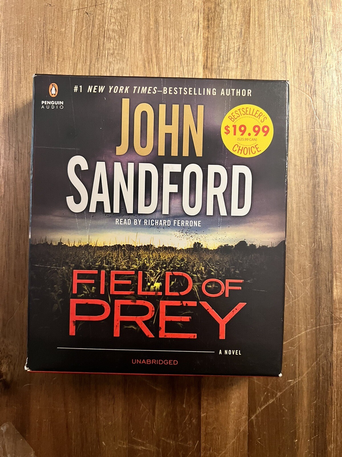 A Prey Novel Ser.: Field of Prey by John Sandford (2014, Compact Disc,…
