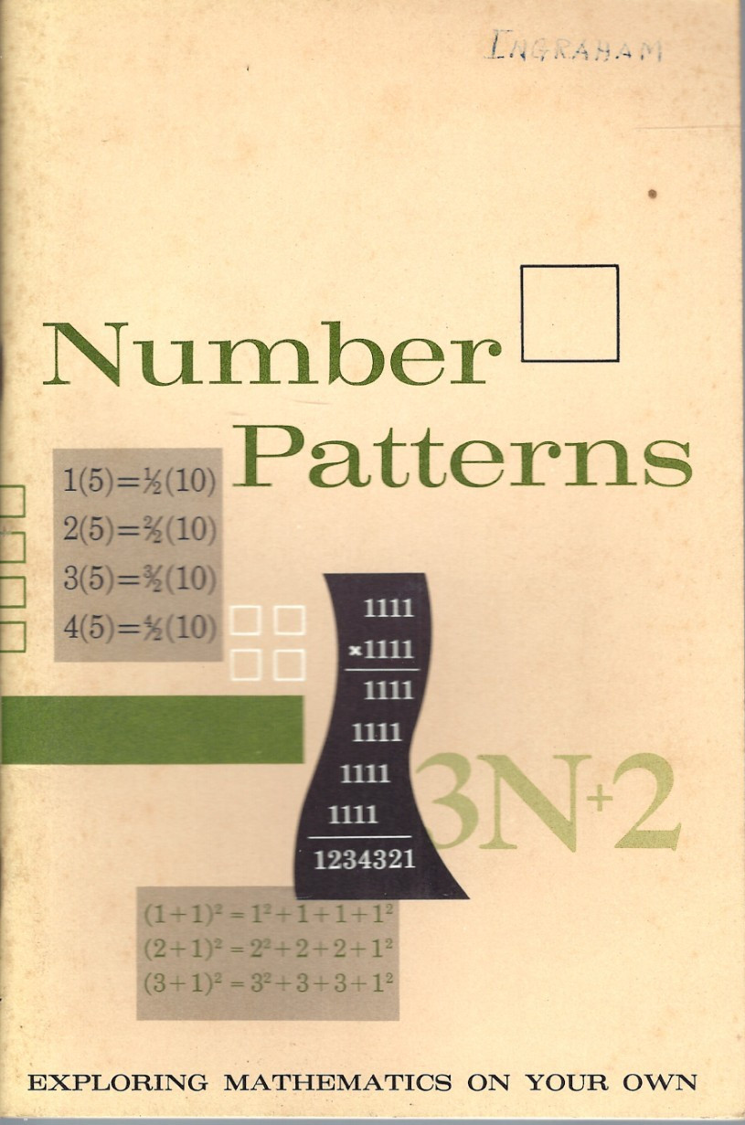 Number Patterns PB 47 Pages Webster Publishing 1961 Glenn & Johnson Vintage