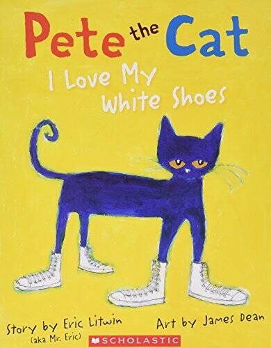Pete the Cat I Love My White Shoes – Paperback – GOOD