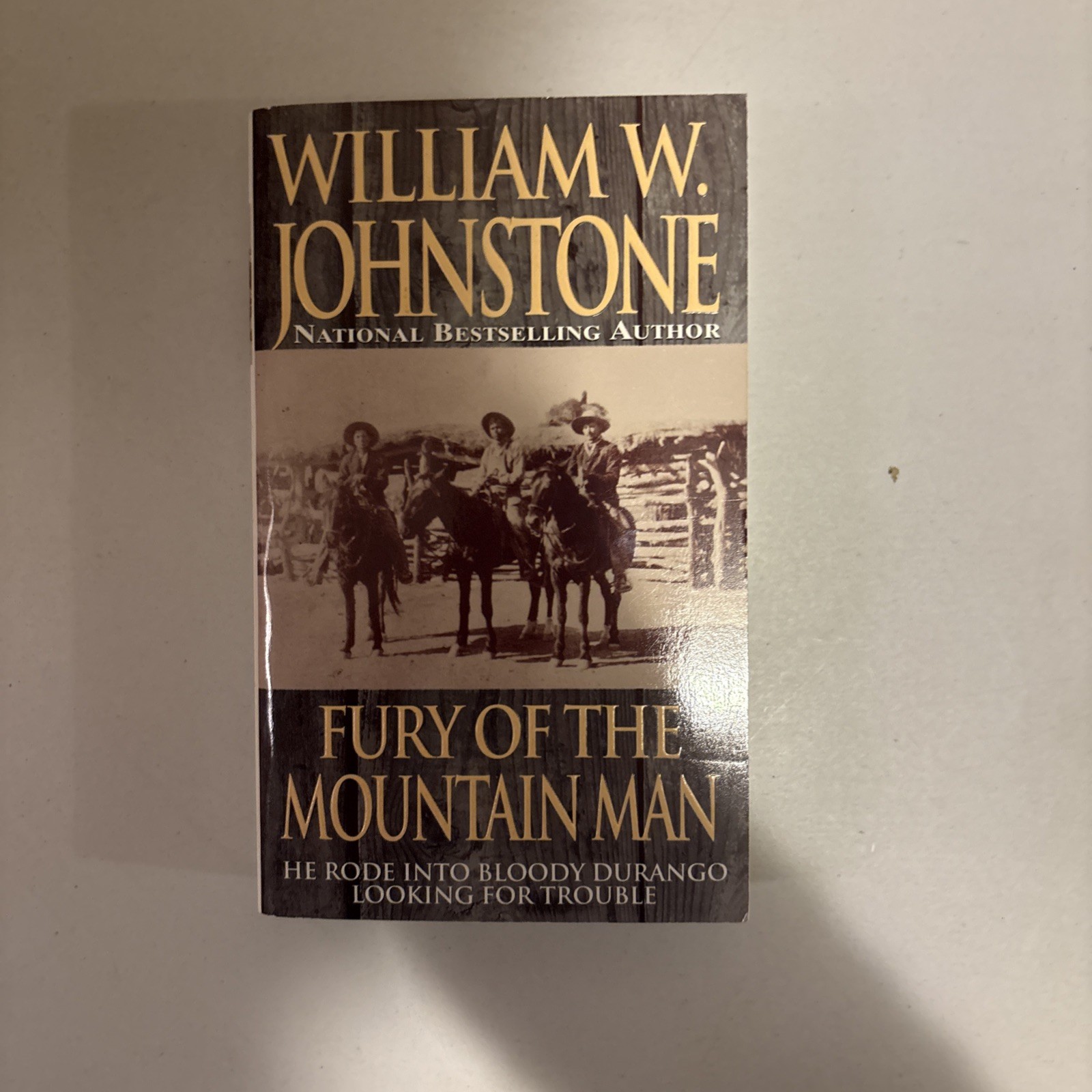 Lot of 8 William W. Johnstone Western Paperbacks – Ex‑Library – Action Series