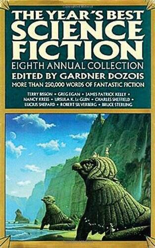 The Years Best Science Fiction: Eighth Annual Collection – Paperback – GOOD