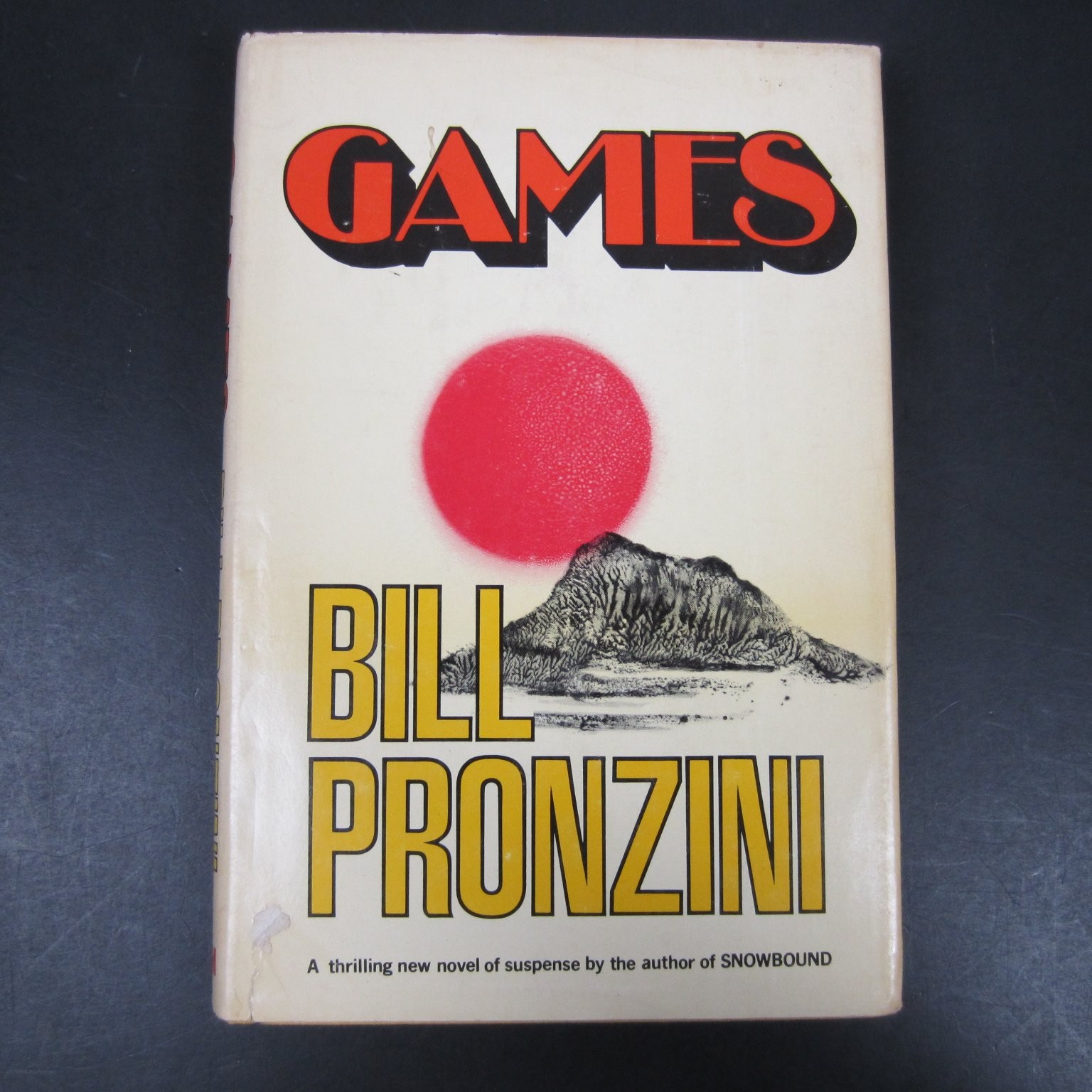 Games Bill Pronzini 1976 Suspense Thriller G. P. Putnam’s Sons HCDJ