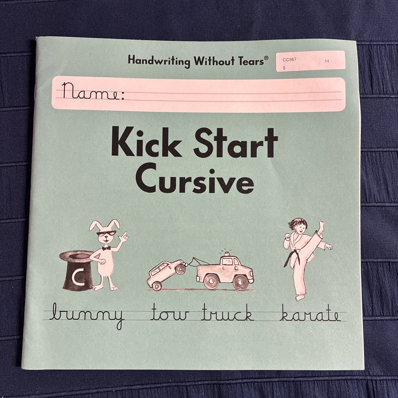 Kick Start Cursive by Jan Z. Olsen – Handwriting Without Tears Student Workbook