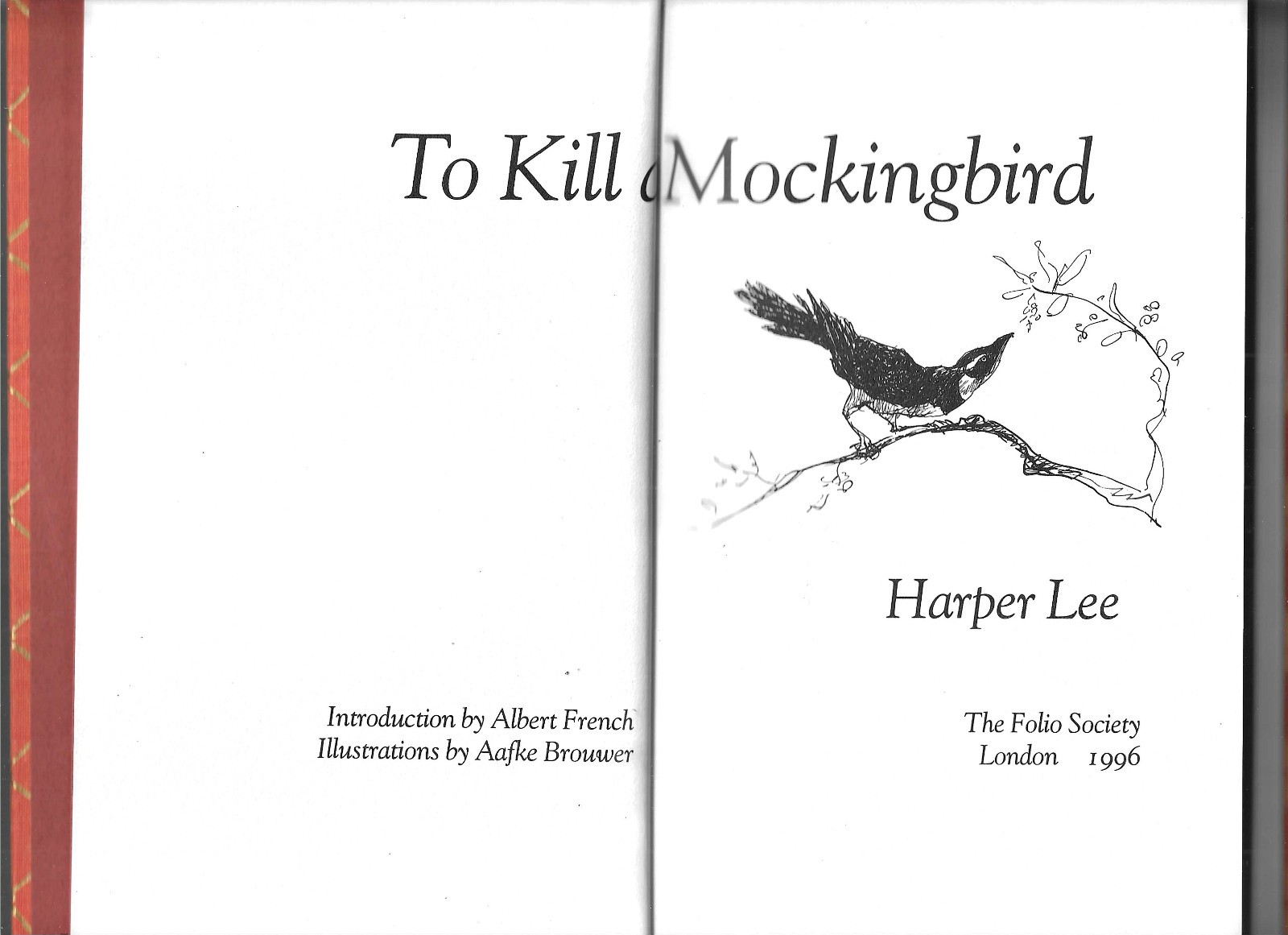 Folio Society Harper Lee To Kill a Mockingbird Illustrated 1996 Slipcase