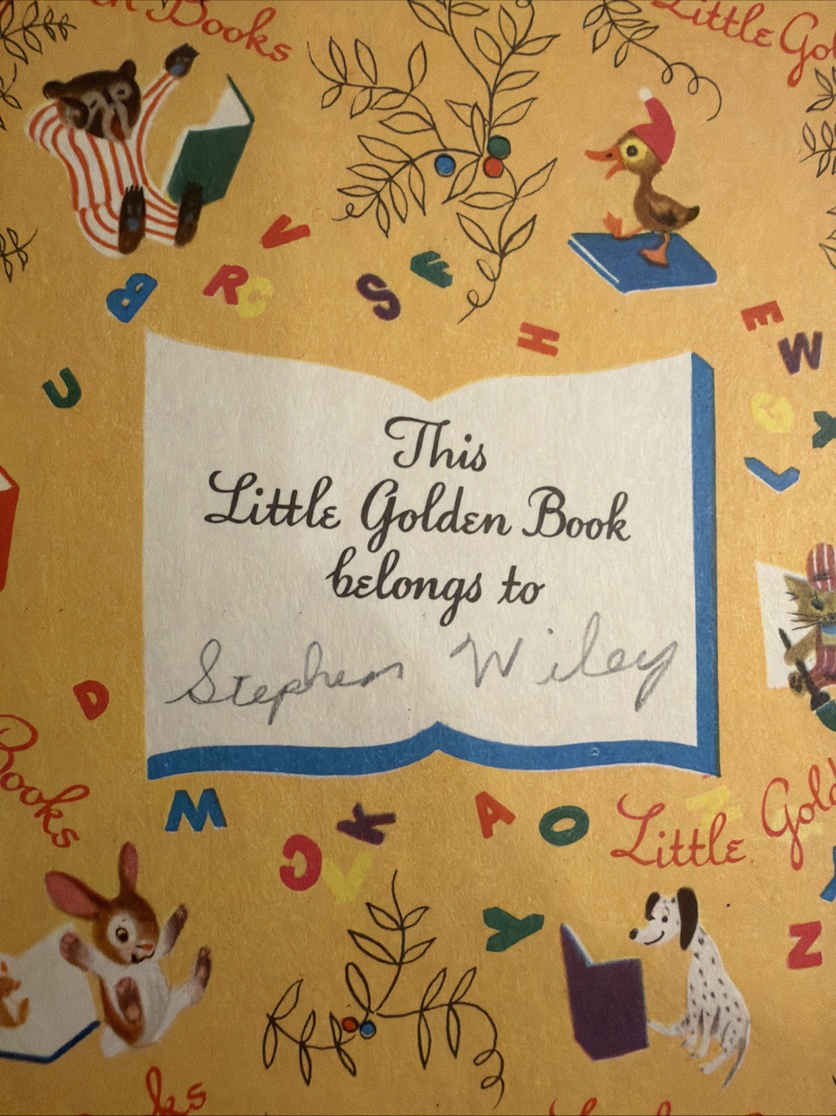 Vintage A Little Golden Book Disney’s Pinocchio 1948 D8 .25 #5337