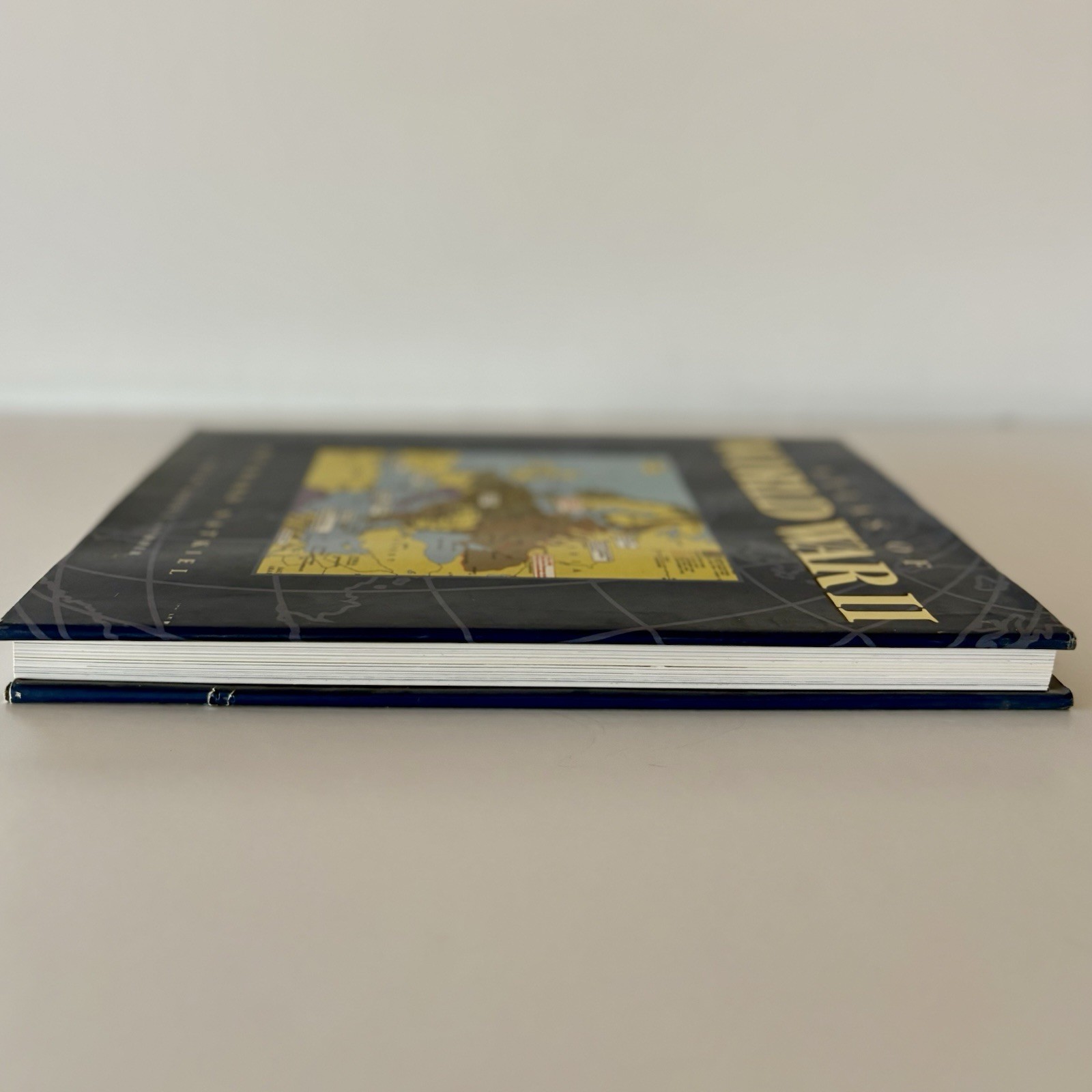 Atlas of World War II Richard Natkiel Hardcover Military History Maps