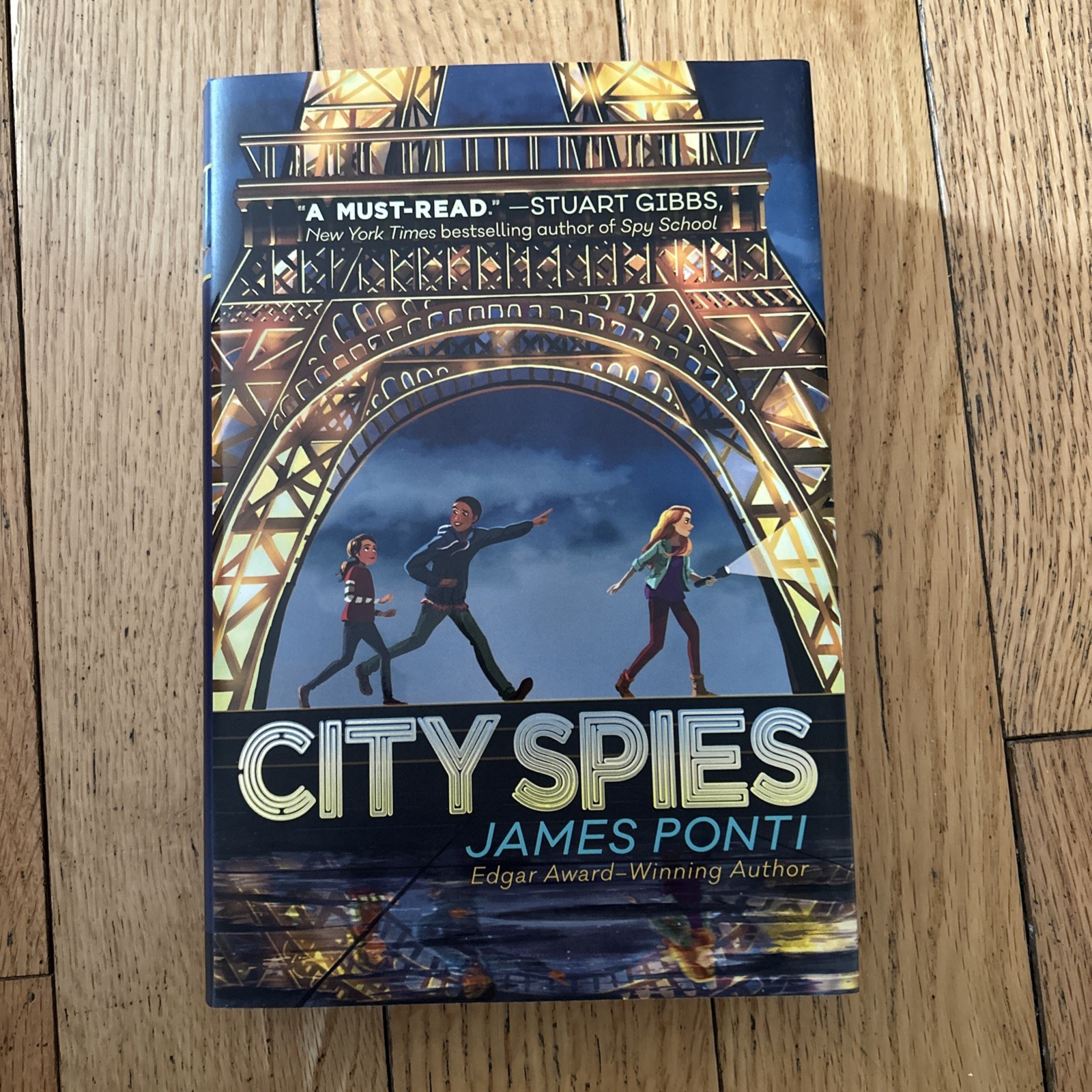 James Ponti City Spies Hardcover Signed 1st ED Aladdin Simon And Schuster