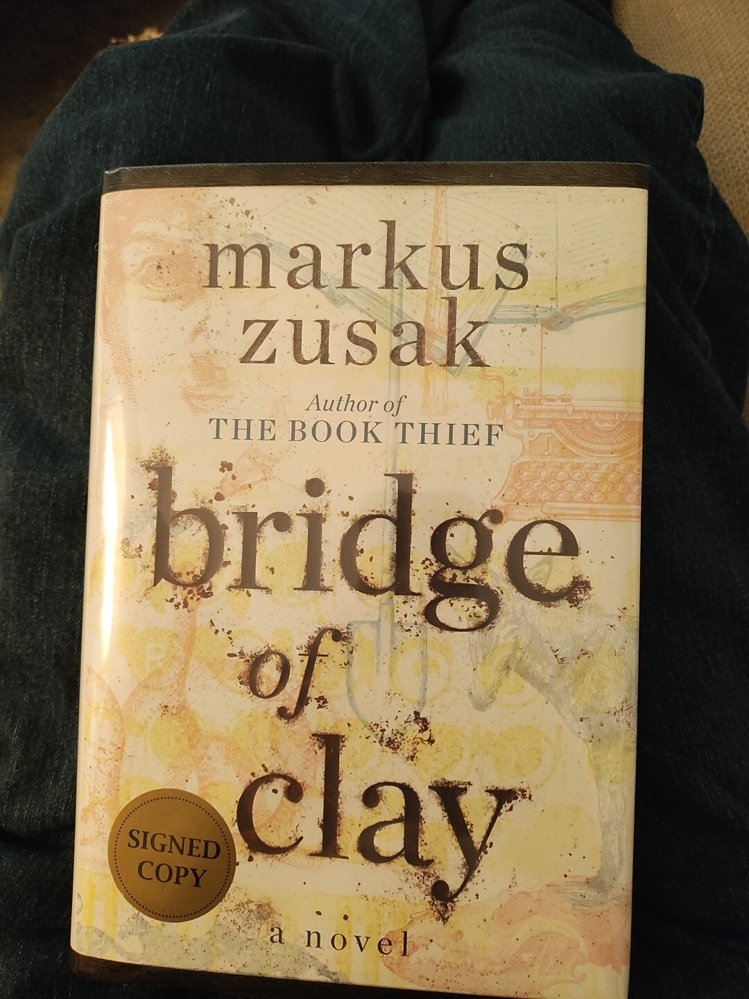 Bridge Of Clay-Markus Zusak-SIGNED!-TRUE First Edition/1st Printing-Brand New