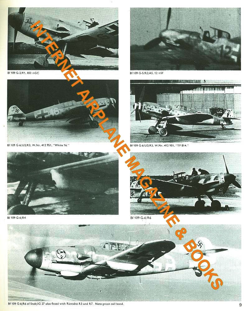 MONOGRAM CLOSE-UP 6 MESSERSCHMITT Bf109G GUSTAV P1 WW2 GERMAN LUFTWAFFE JG DB605